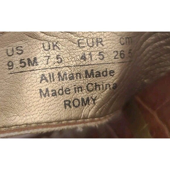 SAM EDELMAN 9.5 M ROMY Platform Flip Flop Sandals Beige Cork Wedge Womens - Picture 9 of 9